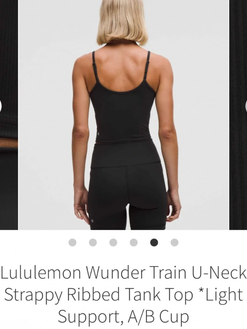 Lululemon Wunder Train Tank top size 12